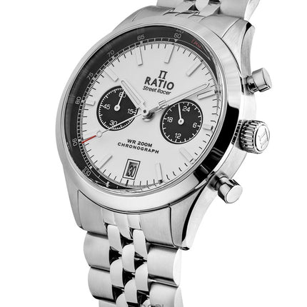 Ratio Street Racer Chronograph RTC022 200M Black Panda Dial Limited Edition Watch