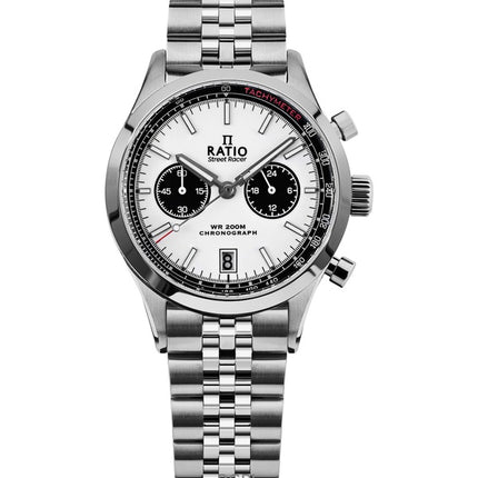 Ratio Street Racer Chronograph RTC022 200M Black Panda Dial Limited Edition Watch