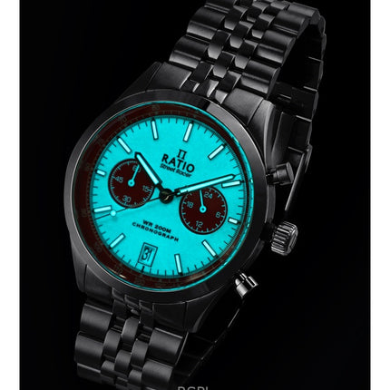 Ratio Street Racer Chronograph RTC026 200M Orange Panda Dial Limited Edition Watch