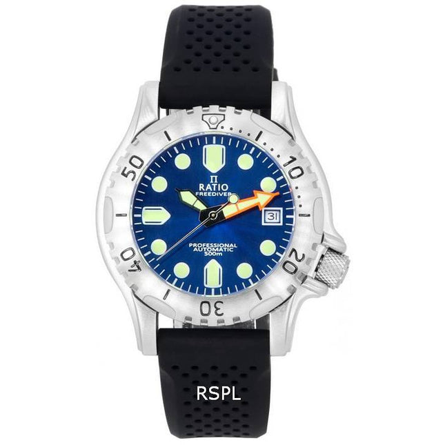 Ratio FreeDiver Professional Sapphire Blue Sunray Dial Automatic RTF019 500M Men's Watch