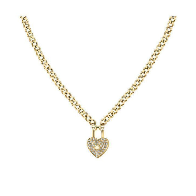 Morellato Abbraccio Gold Tone Stainless Steel Necklace SABG25 For Women
