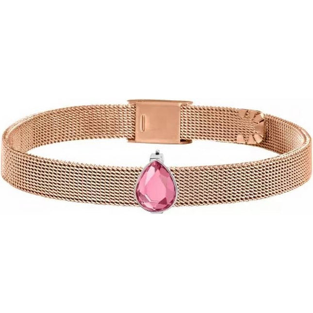 Morellato Sensazioni Rose Gold Tone Stainless Steel Mesh SAJT69 Womens Bracelet