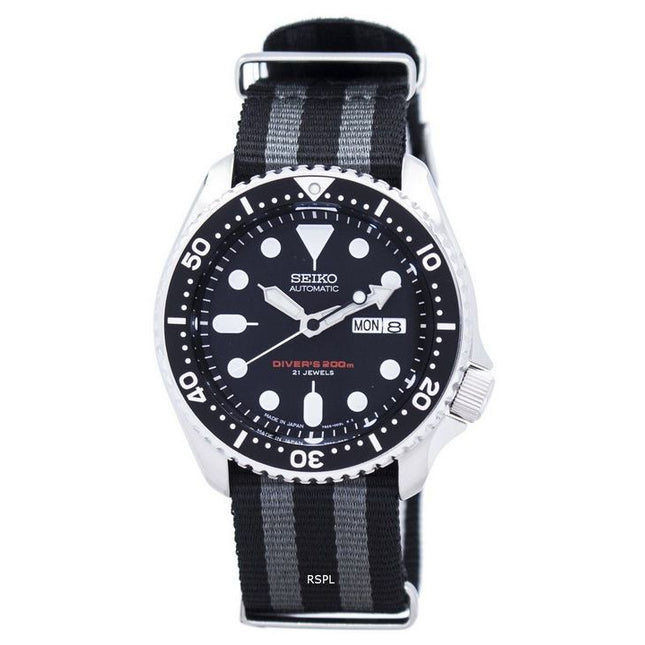 Seiko Automatic Diver's NATO Strap 200M SKX007J1-var-NATO1 Mens Watch