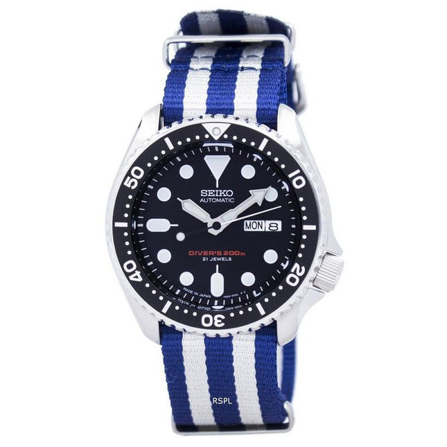 Seiko Automatic Diver's 200M NATO Strap SKX007J1-var-NATO2 Mens Watch