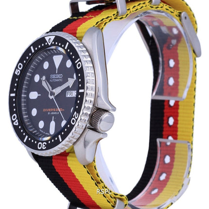 Seiko Automatic Divers Japan Made Polyester SKX007J1-var-NATO26 200M Mens Watch