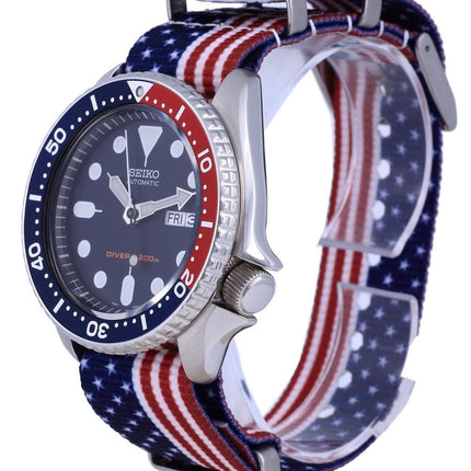 Seiko Automatic Divers Polyester SKX009K1-var-NATO27 200M Mens Watch