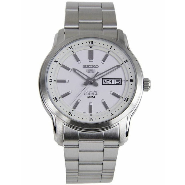 Seiko 5 Automatic White Dial SNKP09 SNKP09K1 SNKP09K Men's Watch