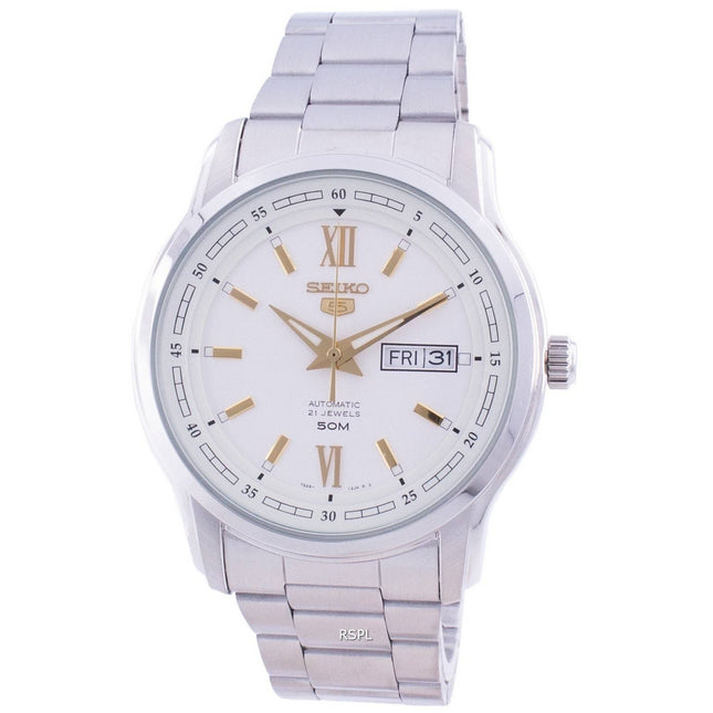 Seiko 5 Automatic White Dial SNKP15 SNKP15K1 SNKP15K Men's Watch