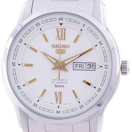 Refurbished Seiko 5 Automatic White Dial SNKP15 SNKP15K1 SNKP15K Men's Watch