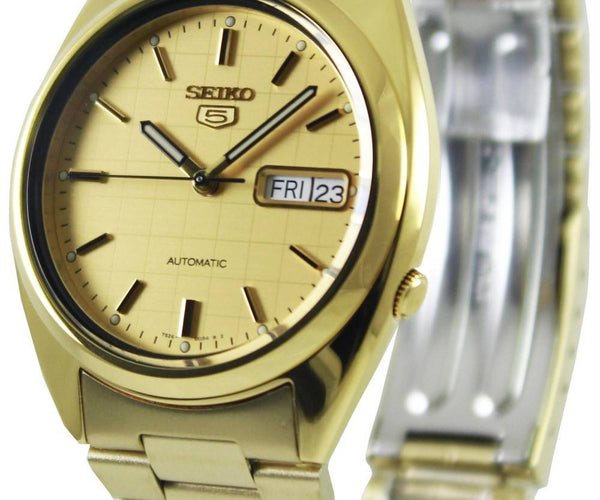 Seiko Automatic Gold Dial SNXL72K1 SNXL72K Mens Watch