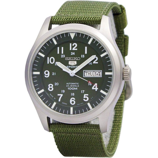 Seiko 5 Military Automatic Sports SNZG09J1 SNZG09J SNZG09 Mens Japan Made Watch