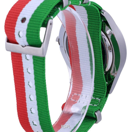 Seiko 5 Sports Military Automatic Polyester SNZG09K1-var-NATO23 100M Mens Watch