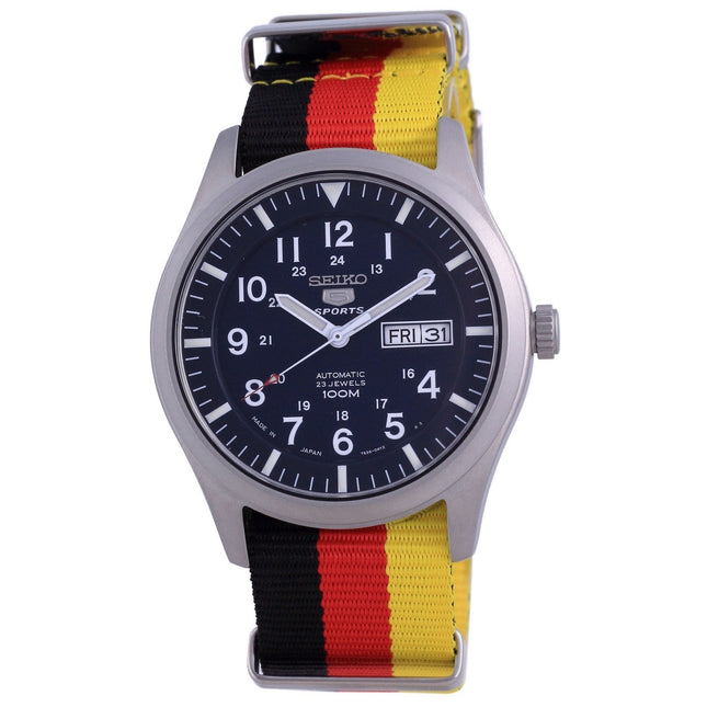 Seiko 5 Sports Automatic Polyester SNZG11J1-var-NATO26 100M Mens Watch