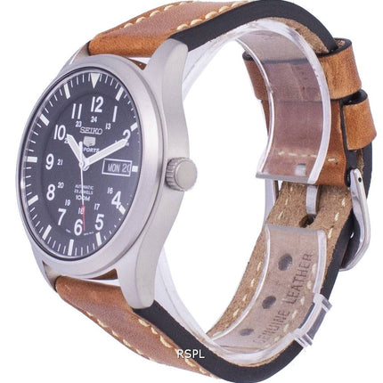 Seiko 5 Sports SNZG15K1-LS17 Automatic Brown Leather Strap Men's Watch