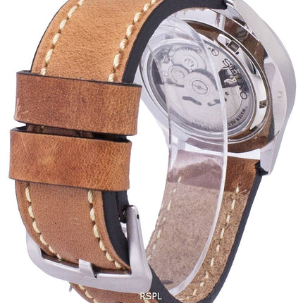 Seiko 5 Sports SNZG15K1-LS17 Automatic Brown Leather Strap Men's Watch