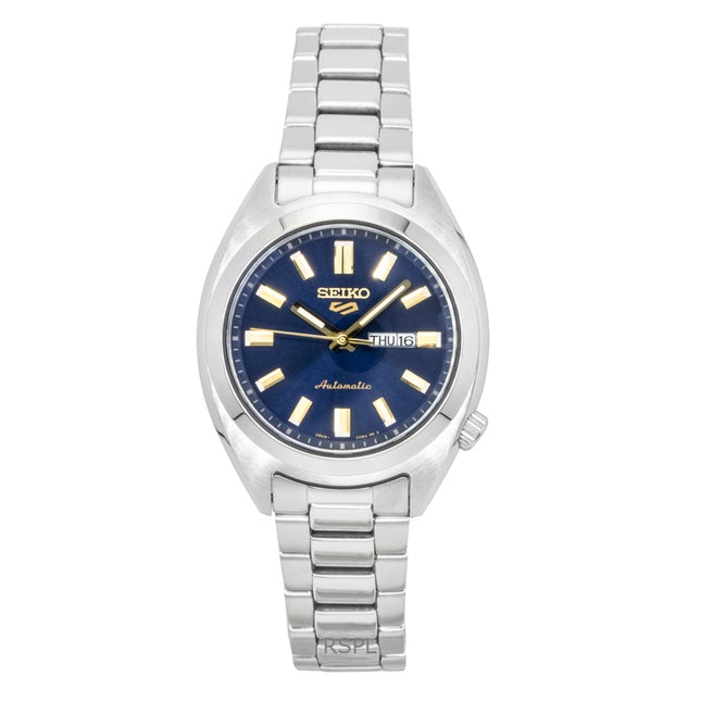 Seiko 5 Sports Hebitama SNXS Stainless Steel Blue Dial Automatic SRE021K1 100M Women's Watch