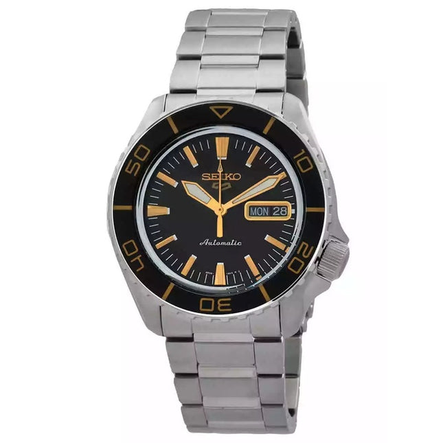 Seiko 5 Sports SKX Series Stainless Steel Black Sunray Dial Automatic SRPK99K1 100M Men's watch