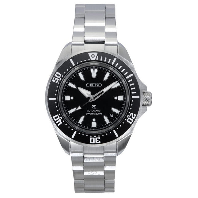 Seiko Prospex Sea Samurai Shog-urai Stainless Steel Black Dial Automatic Diver's SRPL13K1 200M Men's Watch