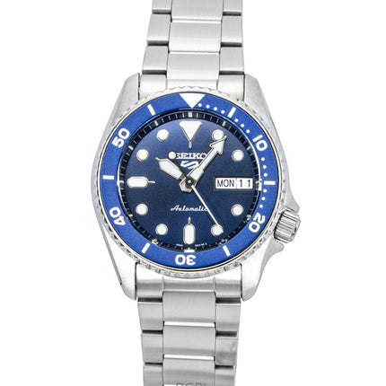 Seiko 5 Sports SKX Street Denim Stainless Steel Blue Dial Automatic SRPL77K1 100M Men's Watch