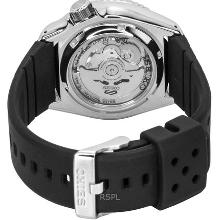 Seiko 5 Sports SKX Redux Silicone Strap Yellow Dial Automatic SRPL87K1 100M Men's Watch