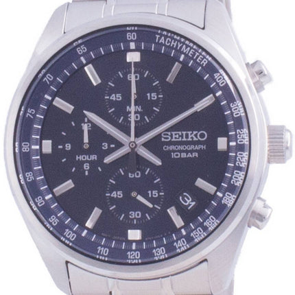 Seiko Chronograph Quartz SSB377 SSB377P1 SSB377P 100M Mens Watch