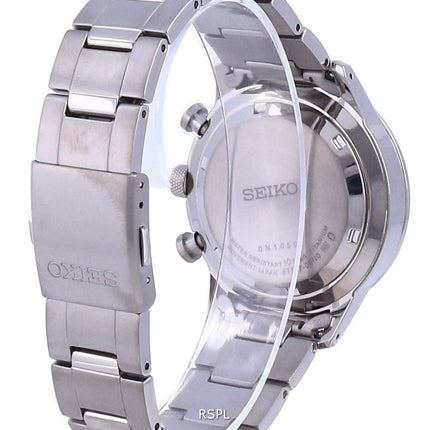 Seiko Discover More Titanium Chronograph Quartz SSB387 SSB387P1 SSB387P 100M Men's Watch