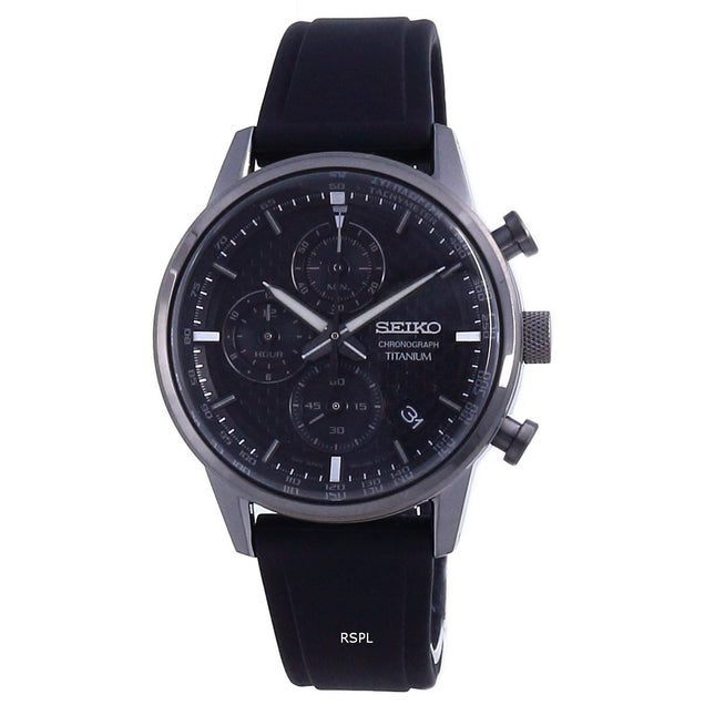 Seiko Discover More Titanium Chronograph Quartz SSB393 SSB393P1 SSB393P 100M Men's Watch