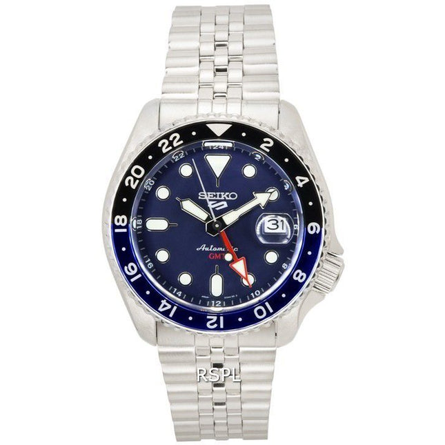 Seiko 5 Sports Blueberry GMT SKX Re-Interpretation Automatic SSK003 SSK003K1 SSK003K 100M Men's Watch