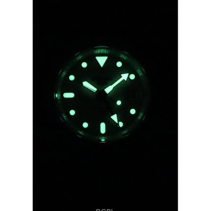 Seiko 5 Sports SKX GMT Stainless Steel White Dial Automatic SSK033K1 100M Men's Watch