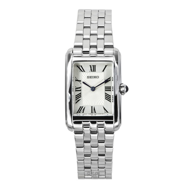 Seiko classic Stainless Steel White Dial Quartz SWR083P1 Women's Watch