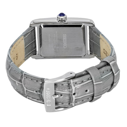 Seiko Classic Leather Strap White Dial Quartz SWR099P1 Women's Watch