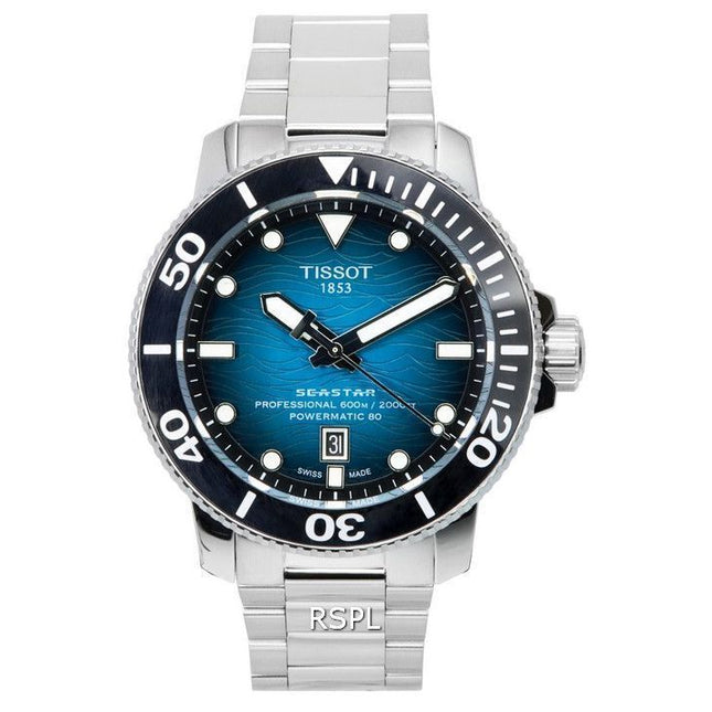 Tissot Seastar 2000 Professional Powermatic 80 Divers T120.607.11.041.00 T1206071104100 600M Mens Watch
