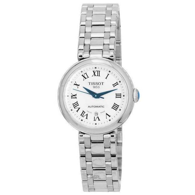 Tissot T-Lady Bellissima Stainless Steel White Dial Automatic T126.207.11.013.00 T1262071101300 Women's Watch