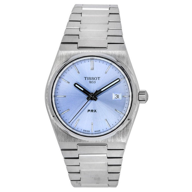Tissot T-Classic PRX Stainless Steel Light Blue Dial Quartz T137.210.11.351.00 100M Unisex Watch