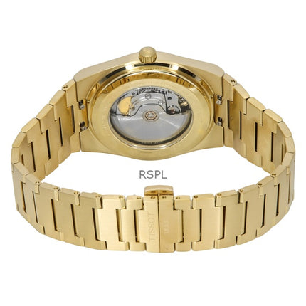 Tissot PRX Powermatic 80 Gold Tone Stainless Steel Champagne Dial Automatic T137.407.33.021.00 100M Men's Watch