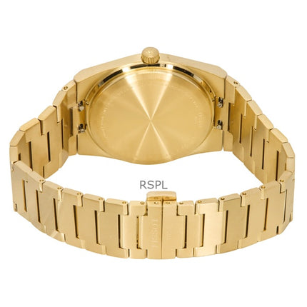 Tissot PRX Gold Tone Stainless Steel Champagne Dial Quartz T137.410.33.021.00 100M Men's Watch