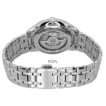 Tissot Chemin Des Tourelles Stainless Steel Blue Skeleton Dial Automatic T139.836.11.048.00 Men's Watch