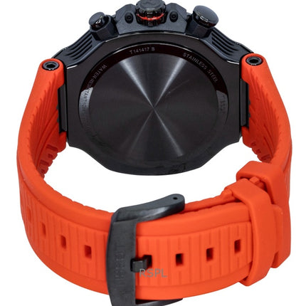 Tissot T-Race Chronograph Synthetic Strap Dark Grey Dial Quartz T141.417.37.061.01 100M Men's Watch