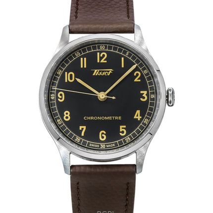 Tissot Heritage 1938 Leather Strap Anthracite Dial Automatic T142.464.16.062.00 Men's Watch