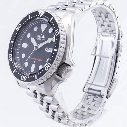 Refurbished Seiko Black Dial Automatic Divers SKX007K2 Men's Watch