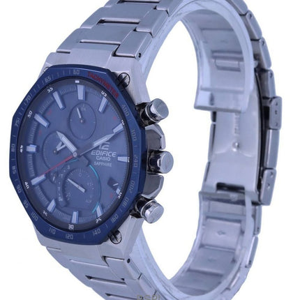 Refurbished Casio Edifice Bluetooth Tachymeter Analog Solar EQB-1100XDB-2A 100M Men's Watch