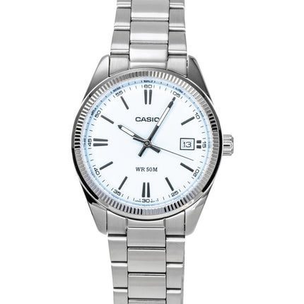 Casio Analog Stainless Steel Turquoise Dial Quartz UTP-1302PD-2A2V Unisex Watch