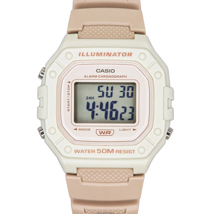 Casio POP Digital Resin Strap Quartz W-218HC-4A2V Unisex Watch