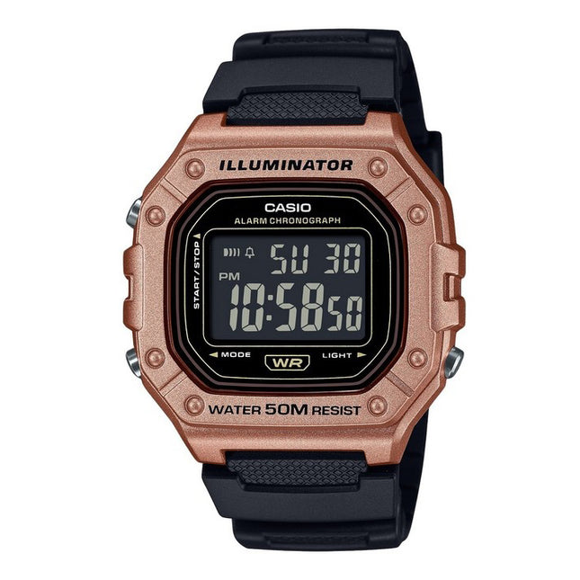 Casio Standard Digital Resin Strap Quartz W-218HM-5BV Men's Watch