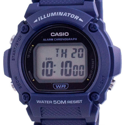 Casio Youth Illuminator Digital W-219H-2A W-219H-2 Mens Watch