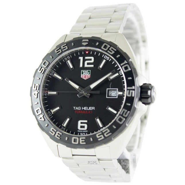 Tag Heuer Formula One Black Dial Stainless Steel WAZ1110.BA0875 Men's Watch
