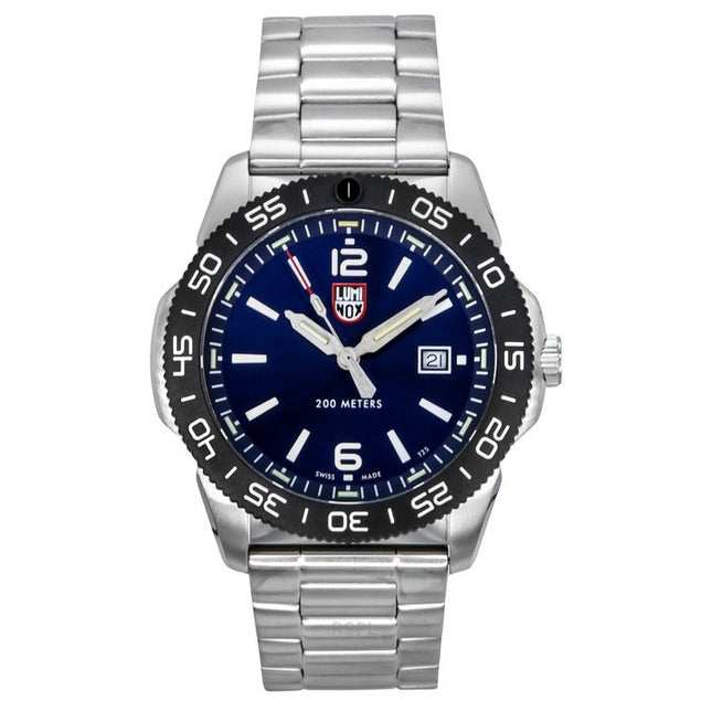 Luminox Pacific Diver Stainless Steel Blue Dial Quartz XS.3123 200M Mens Watch