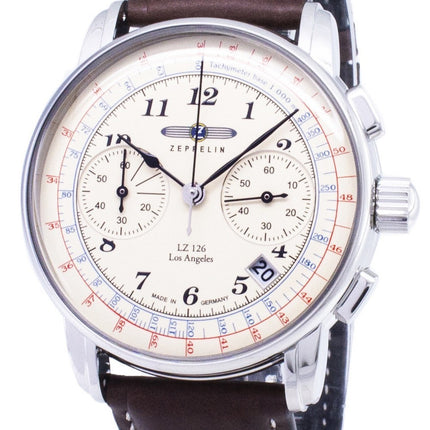 Refurbished Zeppelin Series LZ126 7614-5 76145 Germany Made Men's Watch