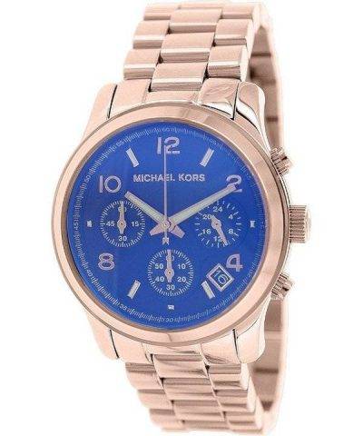 Michael Kors Runway Chronograph Navy Blue Dial MK5940 Womens Watch