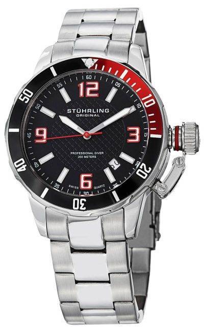 Stuhrling Original Divers 200M Quartz 676.01.SET Mens Watch
